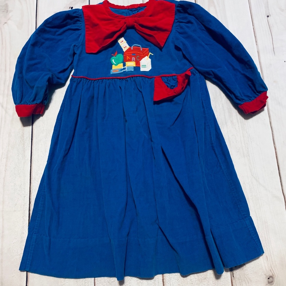 Vintage Corduroy Schoolhouse Dress